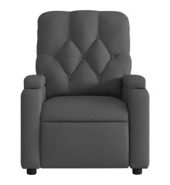 Fauteuil inclinable Gris foncé Tissu