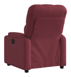 Fauteuil inclinable Rouge bordeaux Tissu