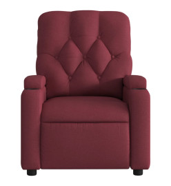 Fauteuil inclinable Rouge bordeaux Tissu