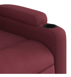 Fauteuil inclinable Rouge bordeaux Tissu