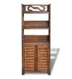 Armoire de salle de bain Albuquerque Bois Marron 46x24x117,5 cm