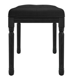 Banc Noir 80x40x49 cm Velours