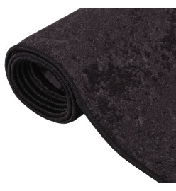Tapis lavable anthracite 400x300 cm antidérapant