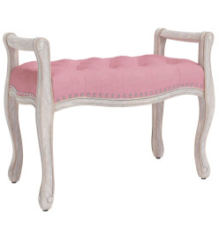 Banc Rose 80x45x60 cm Velours