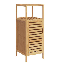 Armoire de salle de bain avec étagère 36x33x87 cm bambou
