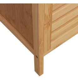 Armoire de salle de bain avec étagère 36x33x87 cm bambou