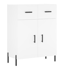 Buffet blanc 69,5x34x90 cm bois d'ingénierie