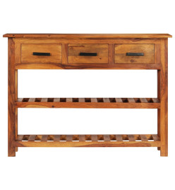 Buffet avec 3 tiroirs 110x30x80 cm Bois d'acacia massif