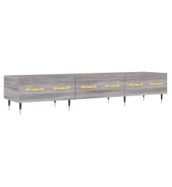 Meuble TV sonoma gris 150x36x30 cm bois d'ingénierie