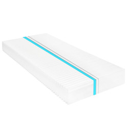 Matelas 180 x 200 cm 7 zones Mousse PU 16 cm H2 H3