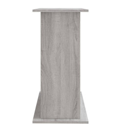 Support pour aquarium sonoma gris 81x36x73 cm bois d'ingénierie