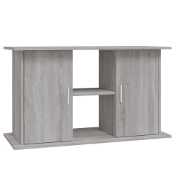 Support pour aquarium sonoma gris 101x41x58cm bois d'ingénierie