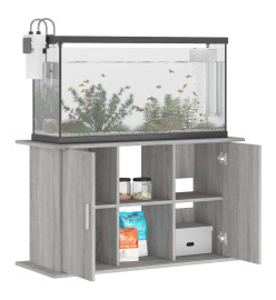 Support pour aquarium sonoma gris 101x41x58cm bois d'ingénierie