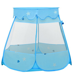 Tente de jeu pour enfants Bleu 102x102x82 cm