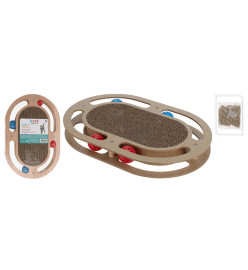 Pets Collection Tapis à gratter pour chat naturel 41,5x27x5 cm