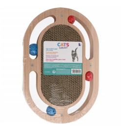 Pets Collection Tapis à gratter pour chat naturel 41,5x27x5 cm