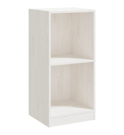 Armoire d'appoint Blanc 35,5x33,5x76 cm Bois de pin massif