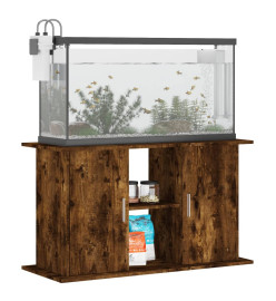 Support pour aquarium chêne fumé 101x41x58 cm bois d'ingénierie