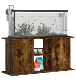 Support pour aquarium chêne fumé 121x41x58 cm bois d'ingénierie