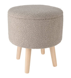 Home&Styling Tabouret de rangement Ø35x40 cm taupe