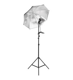 Kit de studio photo avec éclairage toile de fond et réflecteur