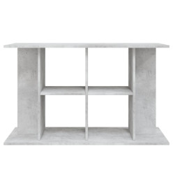 Support pour aquarium gris béton 100x40x60 cm bois d'ingénierie