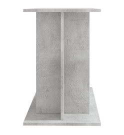 Support pour aquarium gris béton 100x40x60 cm bois d'ingénierie