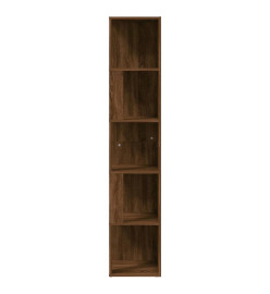 Armoire d'angle Chêne marron 33x33x164,5 cm Bois d'ingénierie
