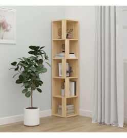 Armoire d'angle Chêne sonoma 33x33x164,5 cm Aggloméré