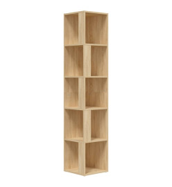 Armoire d'angle Chêne sonoma 33x33x164,5 cm Aggloméré