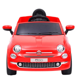 Voiture électrique pour enfants Fiat 500 Rouge