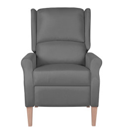 Fauteuil de massage inclinable Gris clair Tissu