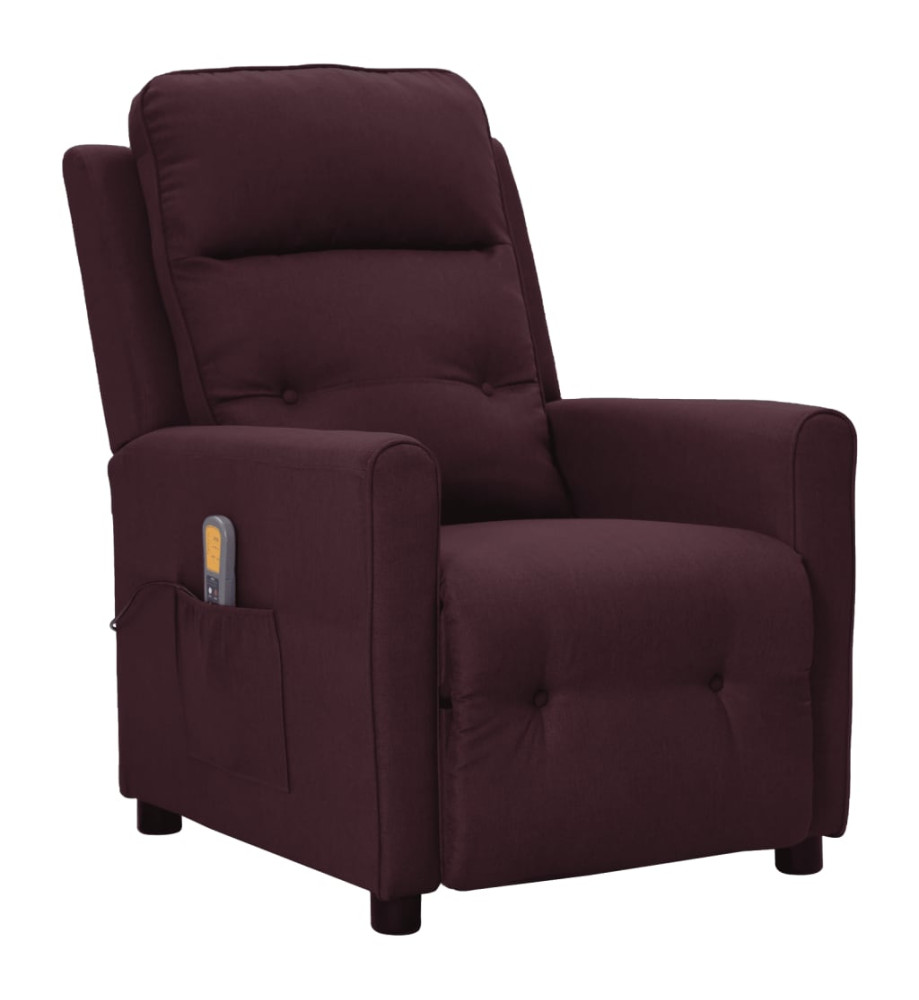 Fauteuil de massage Violet Tissu