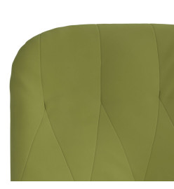 Chaise de relaxation Vert clair Velours