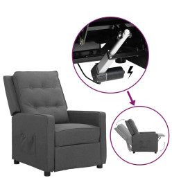 Fauteuil Gris clair Tissu