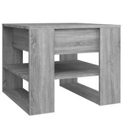 Table basse Sonoma gris 55,5x55x45 cm Bois d'ingénierie