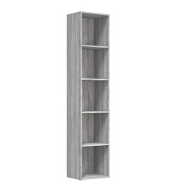 Bibliothèque Sonoma gris 40x30x189 cm Bois d'ingénierie