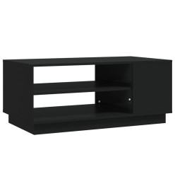 Table basse Noir 102x55x43 cm Aggloméré