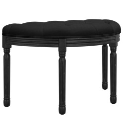 Banc Noir 81,5x41x49 cm Velours