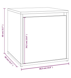 Ensemble de meubles de couloir Sonoma gris Bois d'ingénierie