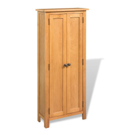 Armoire de rangement 50 x 22 x 122 cm Bois de chêne massif