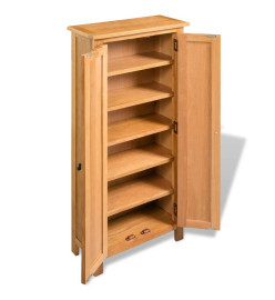 Armoire de rangement 50 x 22 x 122 cm Bois de chêne massif