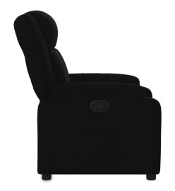 Fauteuil inclinable Noir Tissu