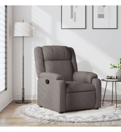 Fauteuil inclinable Taupe Tissu