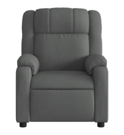 Fauteuil inclinable Gris foncé Tissu