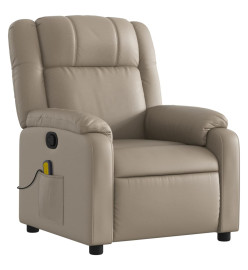 Fauteuil de massage inclinable Cappuccino Similicuir