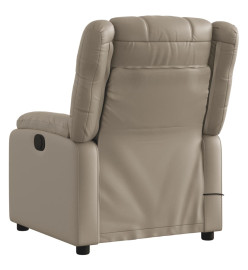 Fauteuil de massage inclinable Cappuccino Similicuir