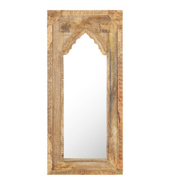 Miroir 50x3x110 cm Bois de manguier massif