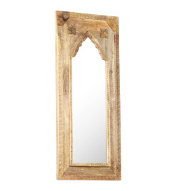 Miroir 50x3x110 cm Bois de manguier massif