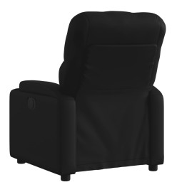 Fauteuil inclinable Noir Similicuir